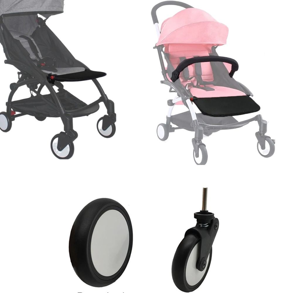 JIGU567827806 Phụ kiện xe đẩy Bánh xe đẩy em bé Thay thế xe đẩy Vòng bi im lặng Bánh xe đẩy trẻ sơ s
