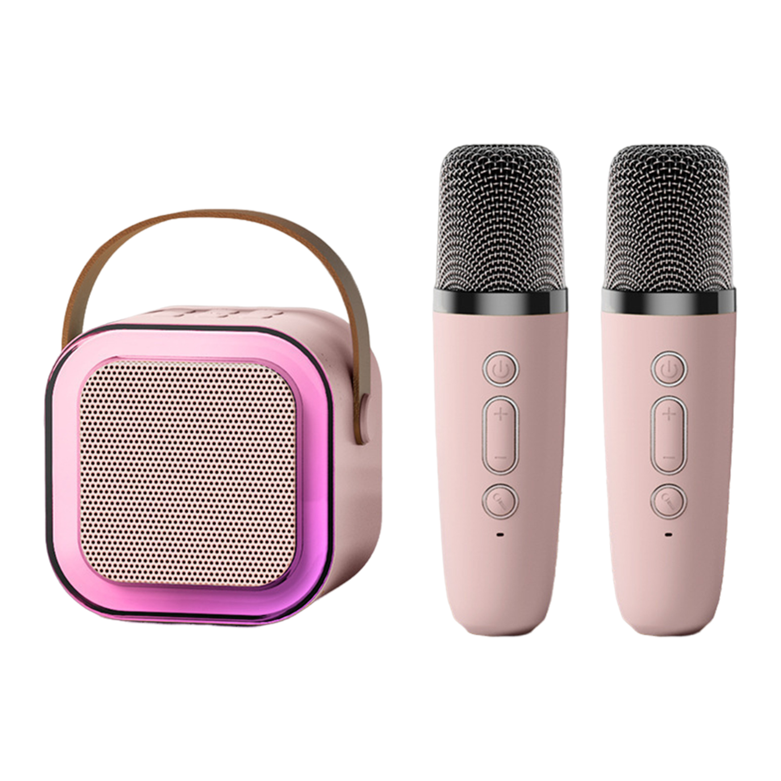 LM Speaker Toy Wireless Karaoke Machine Toy with Dynamic Rgb Lighting and Bluetooth Speaker for Low Latency Connection ราคา 463 บาท*ส่งฟรี