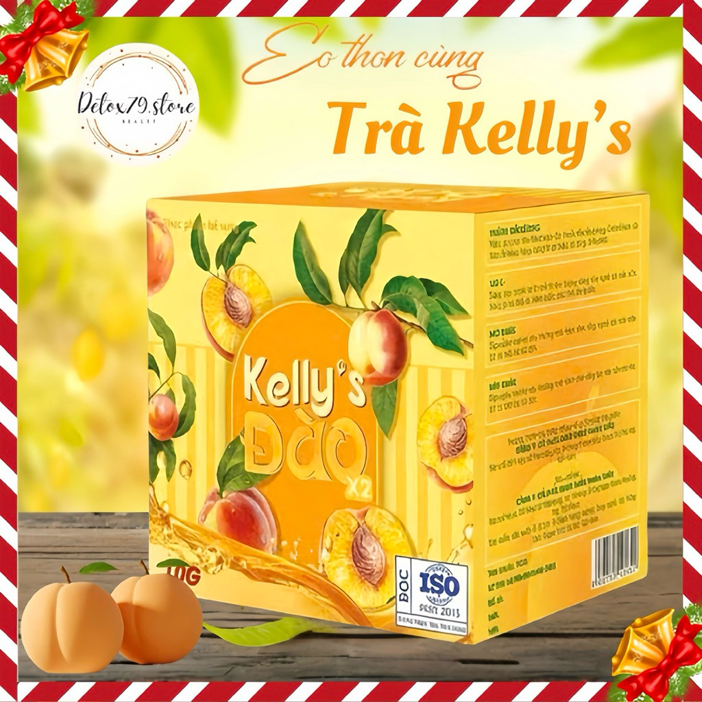 [MẪU MỚI] KELLY’S Đào X2, hỗ trợ kiểm soát cân nặng, giữ dáng, đẹp da 15 gói / Hộp