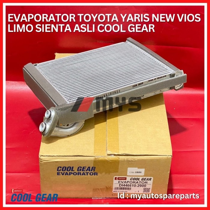 Evaporator COIL AC Mobil Depan Toyota New Vios DAN YARIS ASLI Denso Harga 737,000 rupiah*Gratis Ongkir