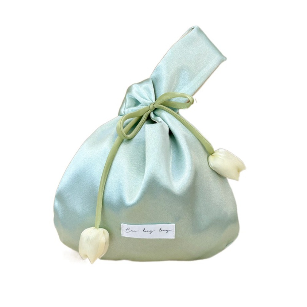OOC Tay cầm TOPE Túi đeo tay hoa tulip Hình áo vest Sức chứa lớn Túi Quà Tặng ngày Nữ Thần Thanh lịch Phong cách Trung Quốc mới Túi làm đẹp đám cưới Ngày Nữ Thần - 6