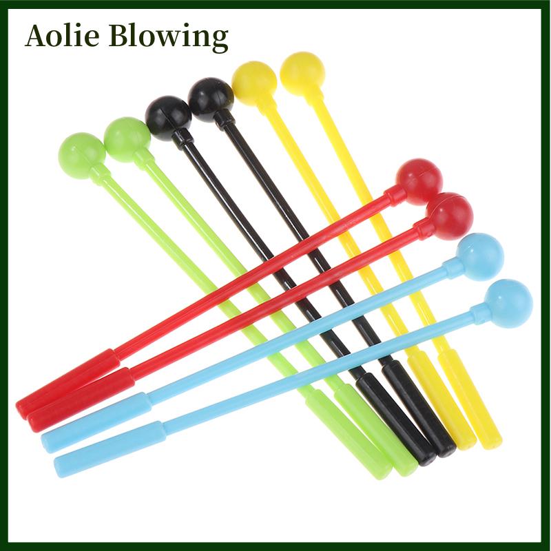 Aolie 2Pcs Bộ Gõ Trống Gậy Mallets Drumsticks Người Lớn Trẻ Em Thanh Mallet Nhựa Cụ Trẻ Em Của Đồ Chơi Phụ Kiện