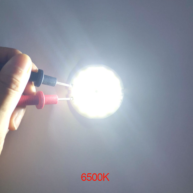 Yingke 3V 4V Vòng COB đèn LED 50mm Đường kính nhẫn đôi trắng lạnh đèn LED 3.7V 5W 7W COB Chip bóng đ