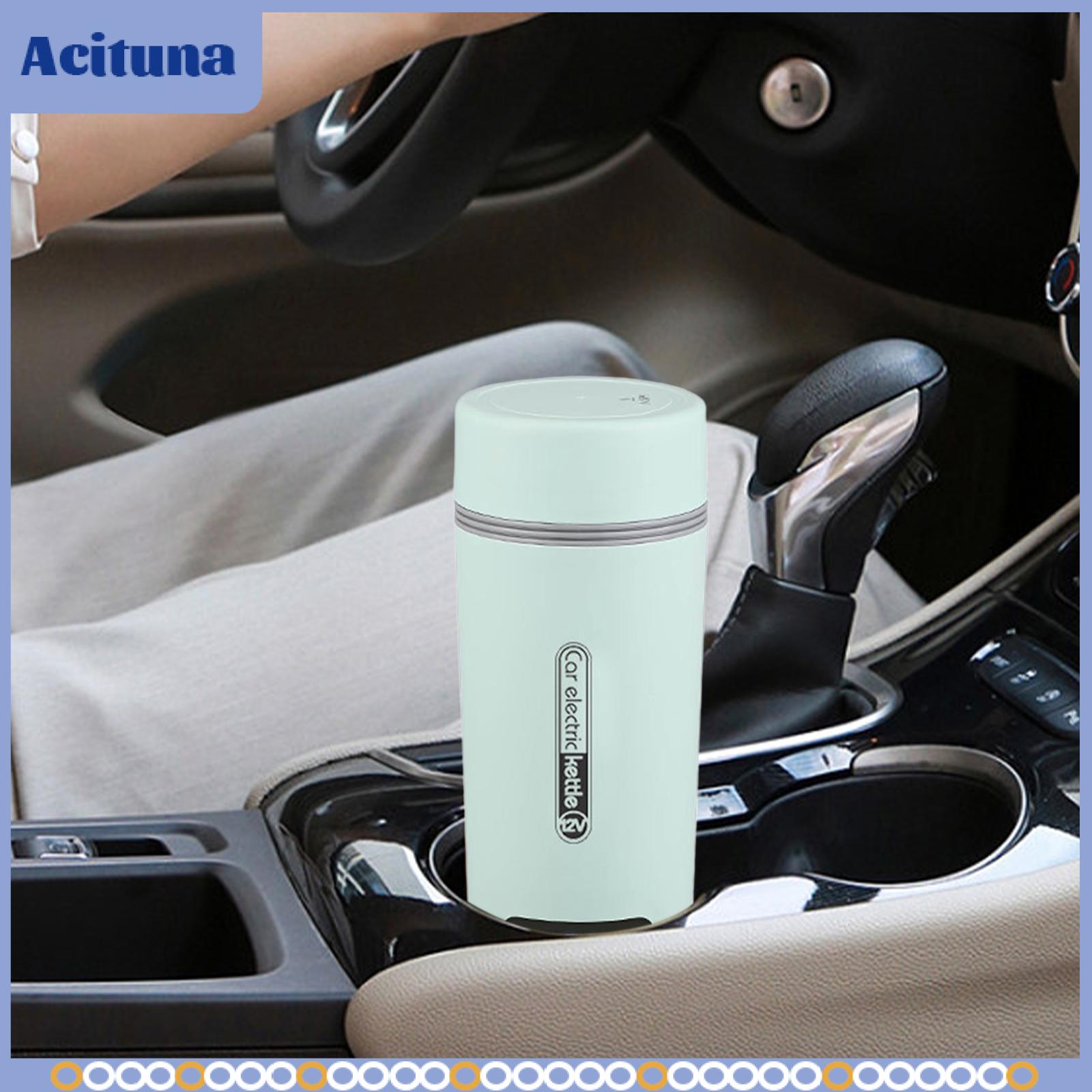 Car Electric Kettle Leakproof Portable Digital Temperature Display Car Heating Cup Water Boiler Water Heater for Camping Outdoor ราคา 2,071 บาท*ส่งฟรี