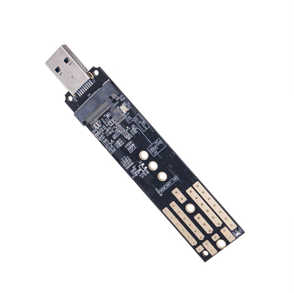 M.2 để USB3.1 TypeA ssds bao vây, Vỏ nhôm cho NVMe và satas ổ đĩa, Hỗ trợ UASP TRIM cho enhanceds biểu diễn