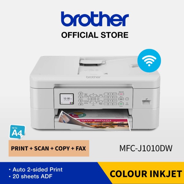 Brother MFC-J1010DW A4 Wireless Inkjet Printer | Print, Scan, Copy, Fax Singapore