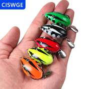 [COD] CISWGE Umpan Katak 4cm 5.6G mềm ếch câu cá thu hút Mini mềm thu hút đôi móc hàng đầu nước ray ếch nhân tạo mồi
