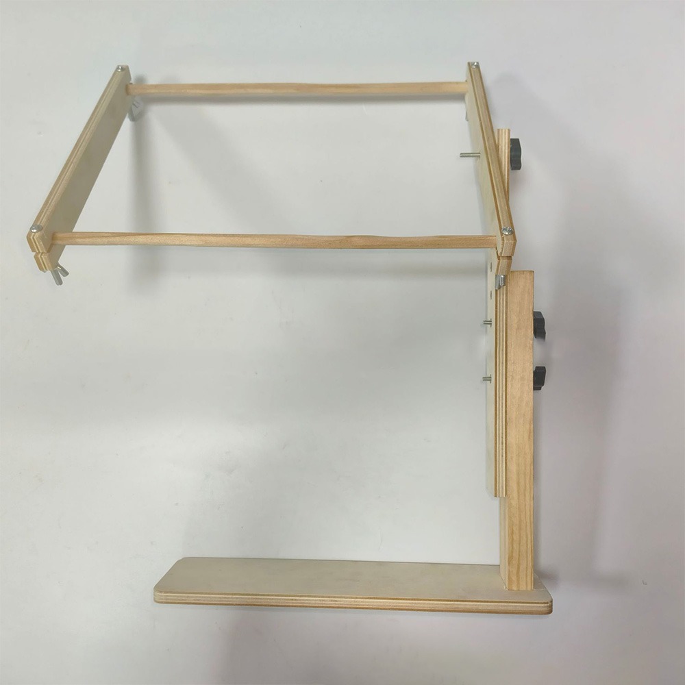 NAPKERY 253 Góc Điều Chỉnh Được Giá đỡ thêu Di động Gỗ Giá đỡ thêu chữ thập Quà tặng Giá đỡ thêu để bàn Nghệ thuật thêu