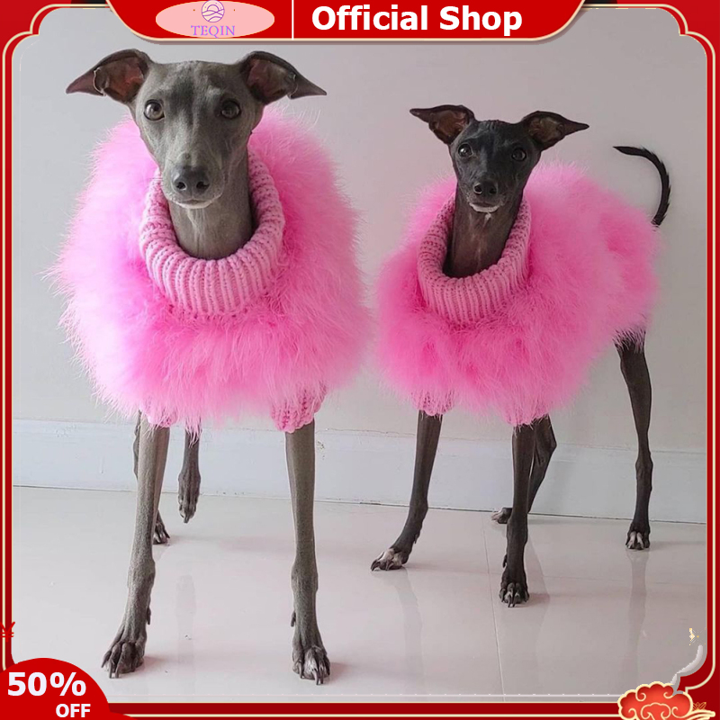 TEQIN【Fast Delivery】Pet Ladies Turkey Sweater S/M/L/XL Soft Comfortable High Elastic Warm Outfits Pet Dress Up Party Props Accessories ราคา 719 บาท*ส่งฟรี
