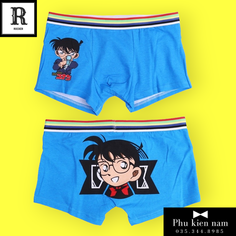 Quần Lót Hoạt hình Nam Cotton Boxer 50-85kg - Quần sịp Lẻ