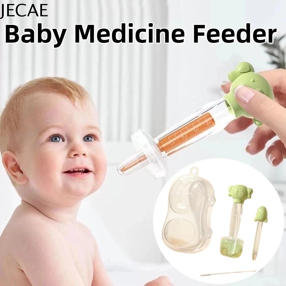 JECAE 5Pcs/Set Hình dạng hoạt hình Bình cho thuốc cho bé Dễ thương An toàn Ống nhỏ giọt thuốc cho bé Đồ dùng cần thiết cho bé Mềm mại Bình cho bé ăn dặm Thiết bị chăm sóc em bé