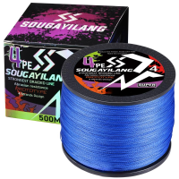 Sougayilang Senar PE 100M 300M 500M Senar Pancing Super Kuat Anti Kriting Dan Kuat Memancing Baris Kuat 4 Helai Dikepang Pancing Multifilament Tahan Lama Memancing Line