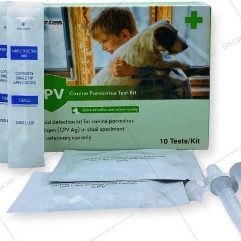Que Test Pravo ( CPV) cho chó, Thiết Bị Xét Nghiệm Vi-rút Parvo Cho Chó