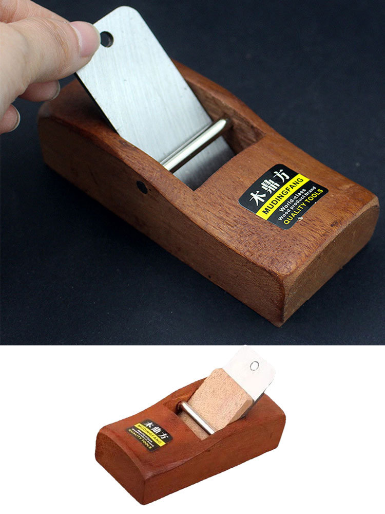 Nhà vườn mini chế biến gỗ phẳng máy bay bằng gỗ Máy bào cầm tay cắt tỉa máy bay thợ mộc Woodcraft công cụ tự làm gỗ planer