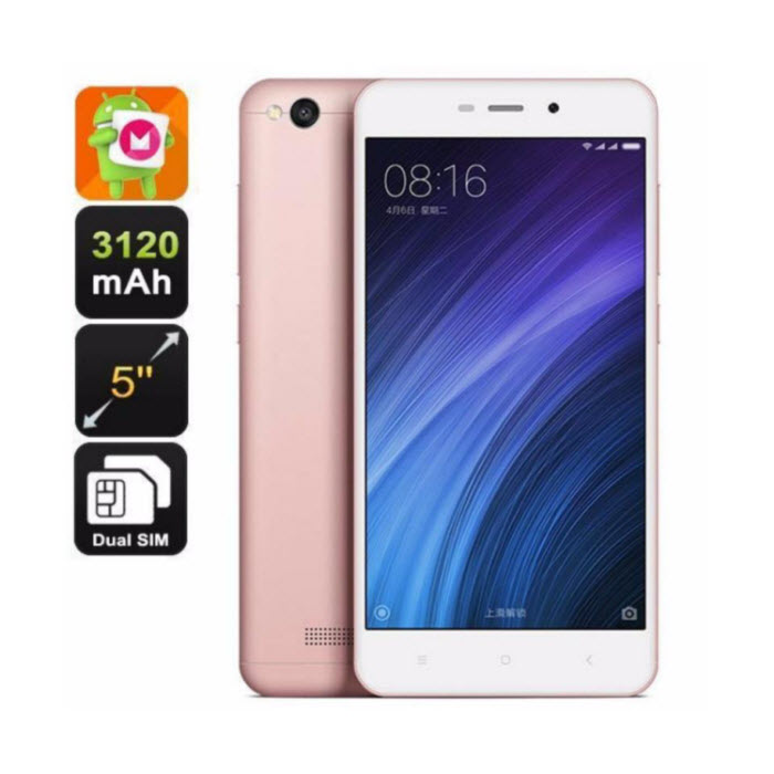 Điện Thoại Smartphone Xiaomi Redmi 4A 2GB 16GB Màu Hồng Bảo Hành 1 Đổi 1