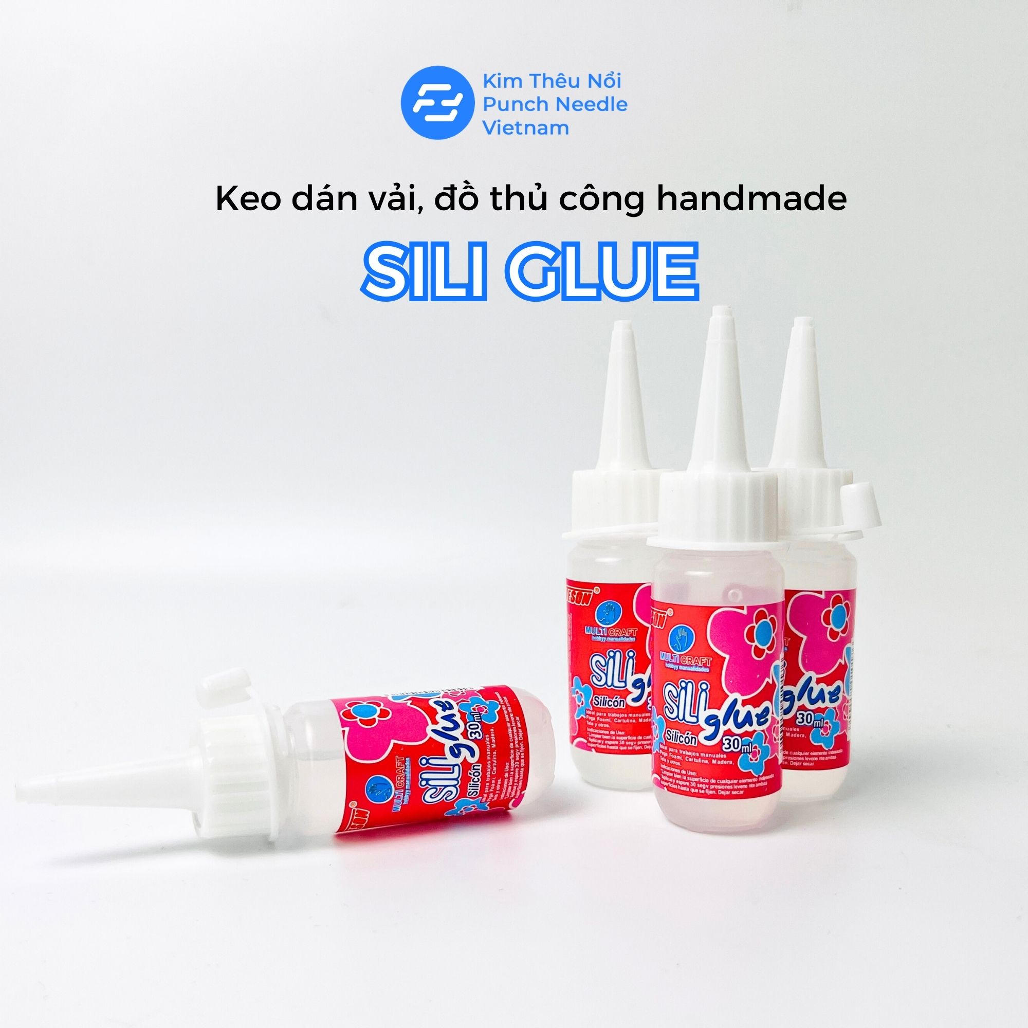 Keo dán vải Sili Glue lọ 30ml, chuyên dụng dán vải, đồ thủ công DYI handmade