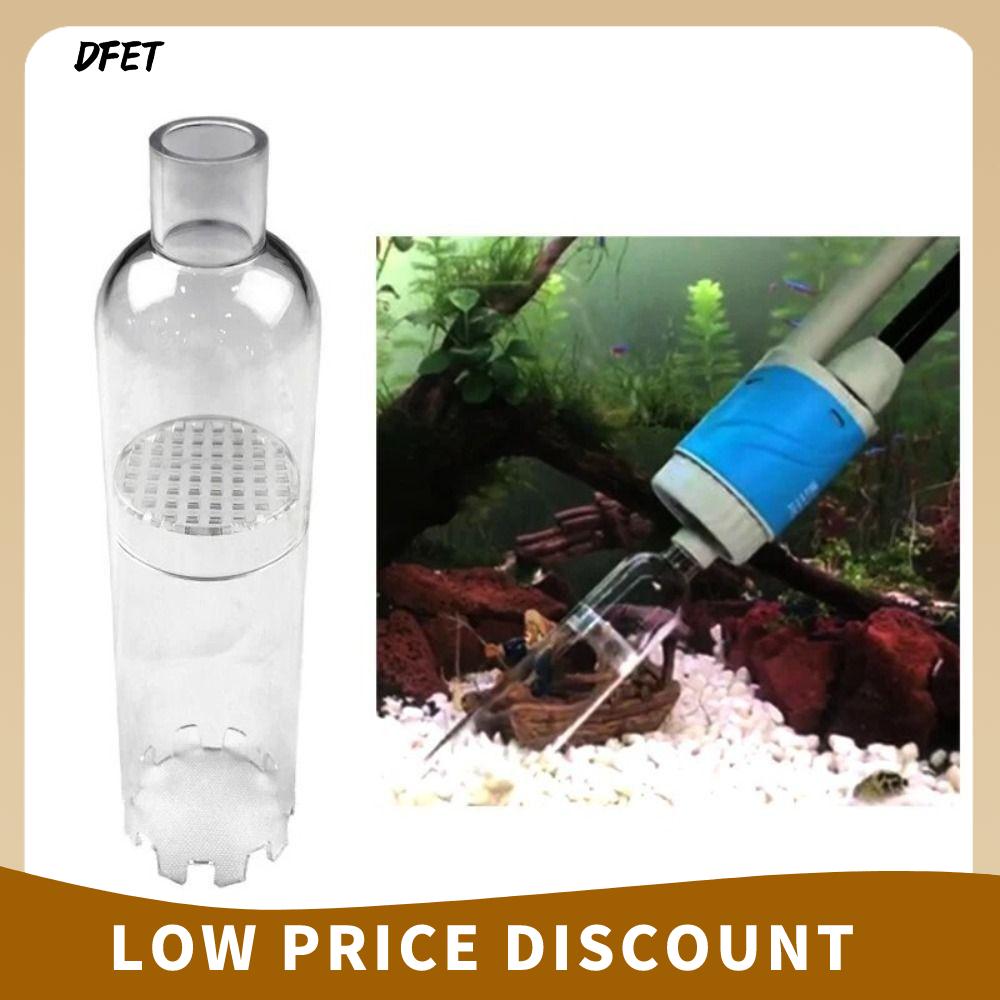 DFET Máy bơm Máy làm sạch sỏi hồ cá Đầu phun lọc Siphon Dụng cụ vệ sinh bể cá Tiện lợi Máy bơm thay nước Đồ dùng cho bể cá