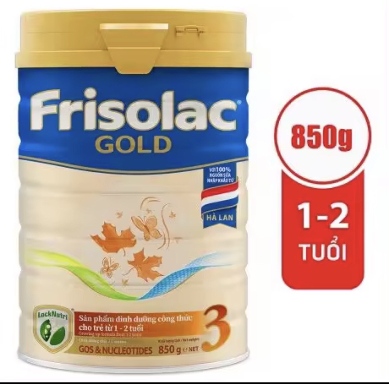 Frisolac Gold 3 - Hộp 850g lon