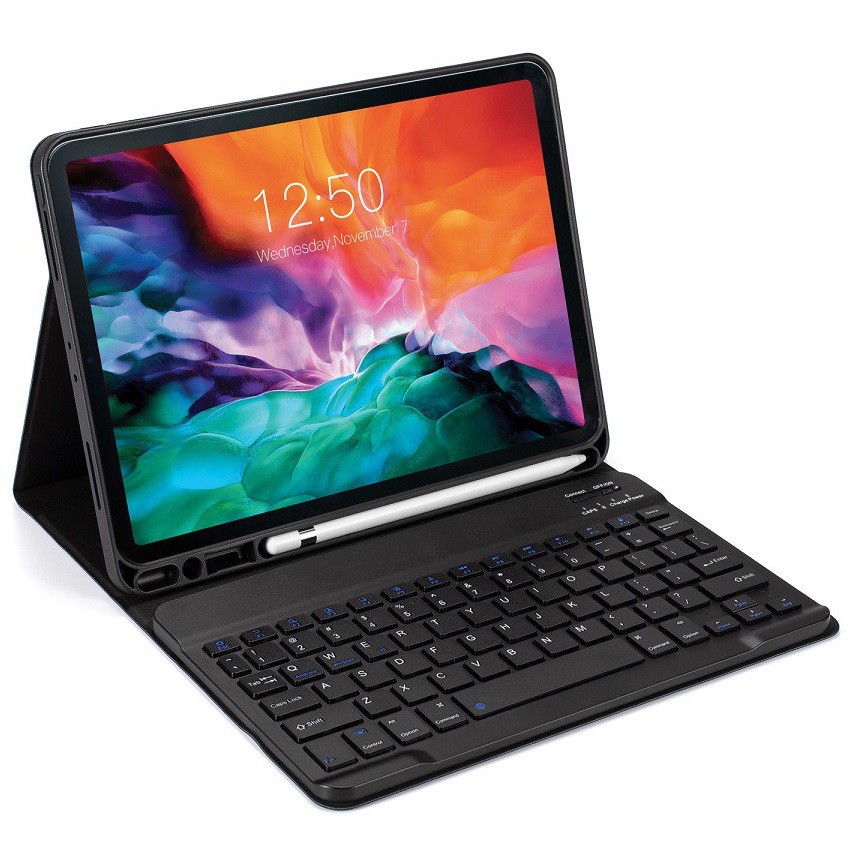 Bao da kèm bàn phím bluetooth cho ipad gen 10 mini 6 pro 11.0 10.5 10.2 gen 7 8 9 9.7 air 1 2 3 4 5 mini 1/2/3/4/5