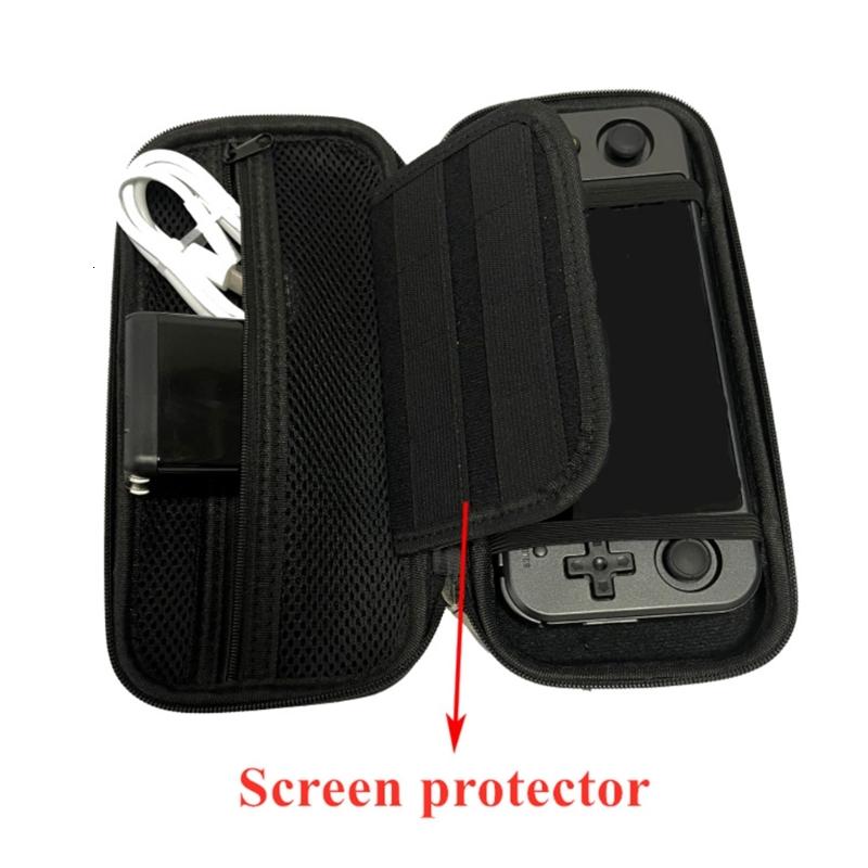 Convenient Carrying Case Protective Bag with Handle Travel friendly Case for Your Game Consoles for Powkiddy X55 ราคา  135 บาท*ส่งฟรี