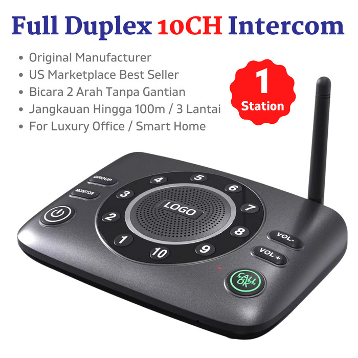 10CH ULTIMATE FULL DUPLEX WIRELESS INTERCOM ALT DECT IP PHONE PABX Harga  1,210,000 Ringgit*Penghantaran Percuma