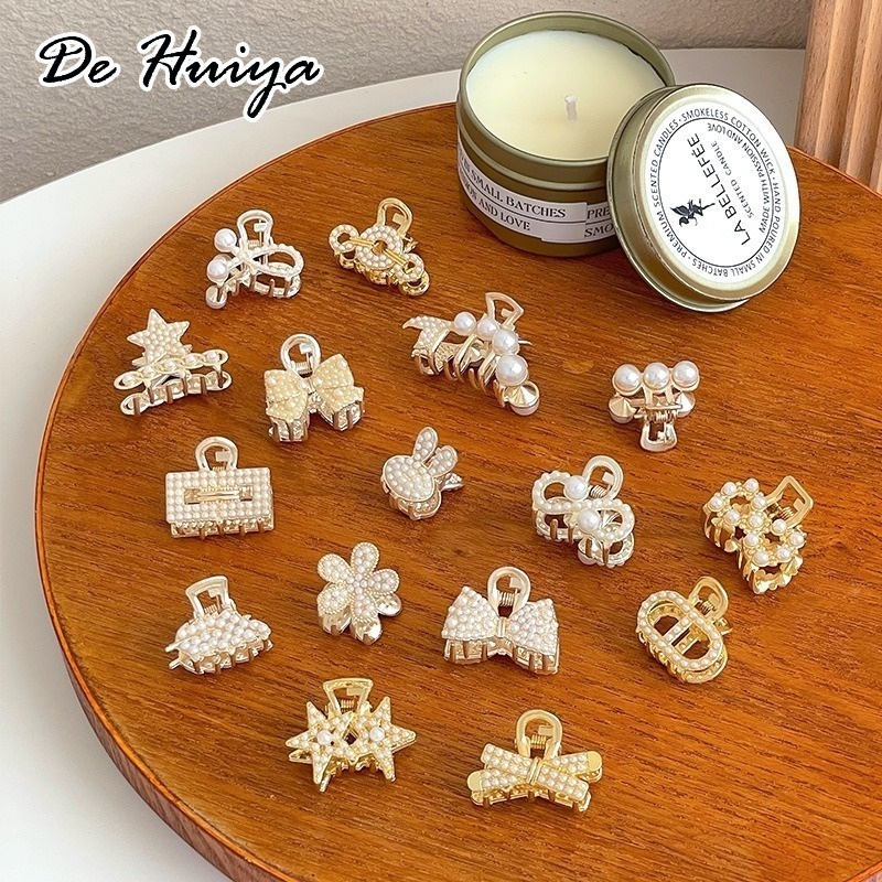 DEHUIYA กิ๊บติดผมโลหะหินแฟชั่นเกาหลีเหมาะสำหรับผู้หญิง ราคา 12 บาท*ส่งฟรี