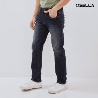 [NEW] Osella Jordy Slim Fit Denim Jeans In Dark Blue Wash 208O4010A3  | Celana Jeans Pria