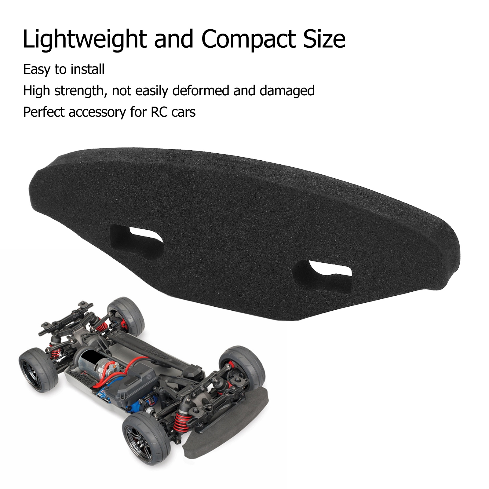 Sponge RC Body Bumper Impact Resistant RC Foam Front Bumper Lightweight Cushioning Upgrade Part for RC Vehicle Giá 109,000 Đồng*Miễn phí vận chuyển