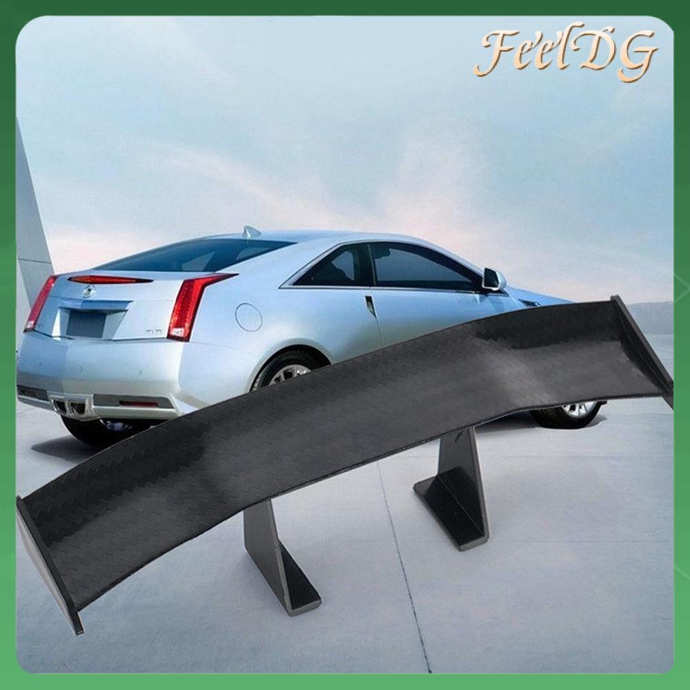 FEELDG  bức ABS Cài đặt chất kết dính Spoiler nhỏ Trang trí đuôi xe Sợi carbon Cánh thân sau