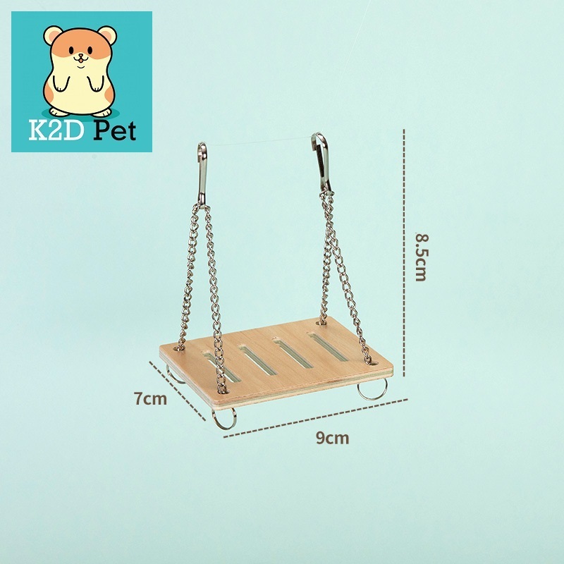 P30 Nhà ngủ gỗ hamster nhiều hình cho hamster - 4