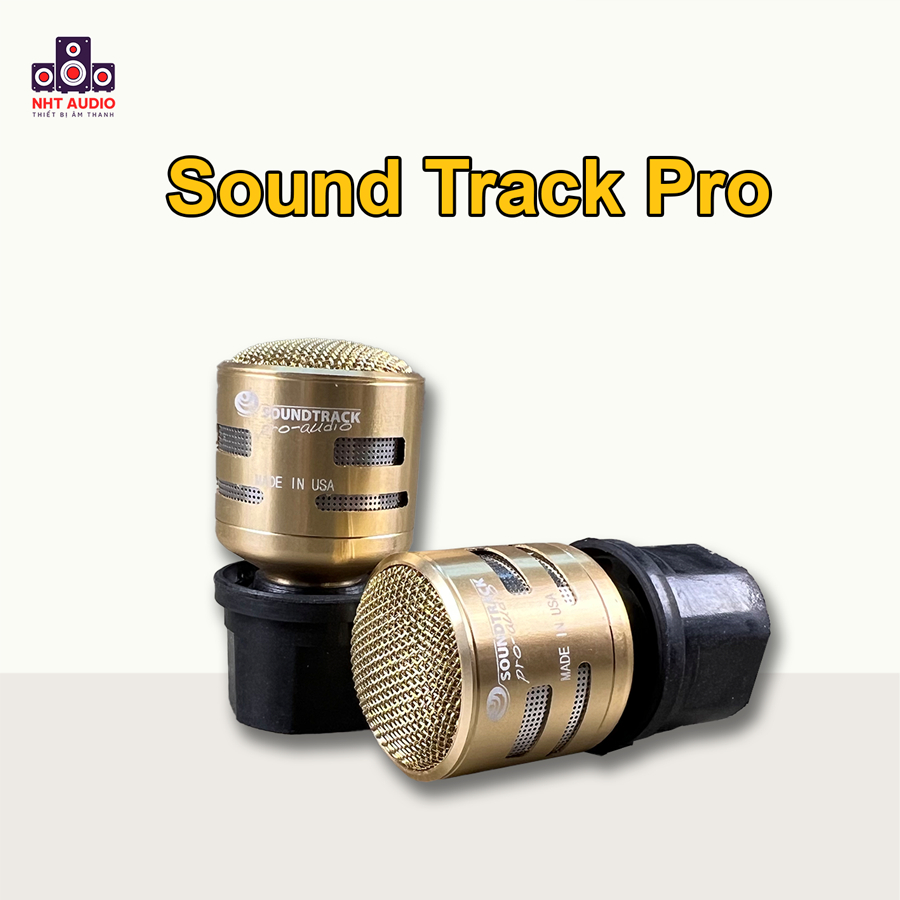Củ micro cao cấp Sound Track Pro kim loại chống rỉ sét chống hú trợ lời hát khong bị đuối