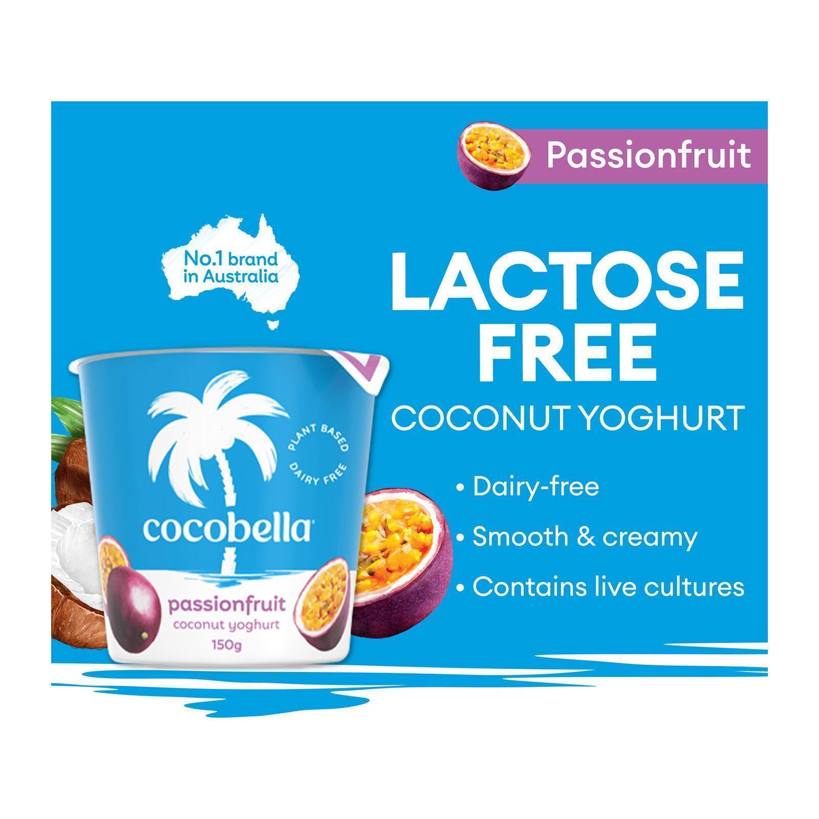 Dairy-free coconut passionfruit yoghurt