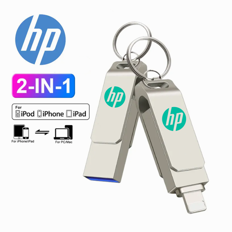 Hp 2 i1 usb otg flash pen drive cho iphone usb memry stick usb 3.0 đĩa flash 512gb 1tb usb3.0 kép pendrive