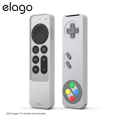 elago R4 Retro Case Compatible with 2021 Apple TV Siri Remote 2nd Generation - Classic Controller Design