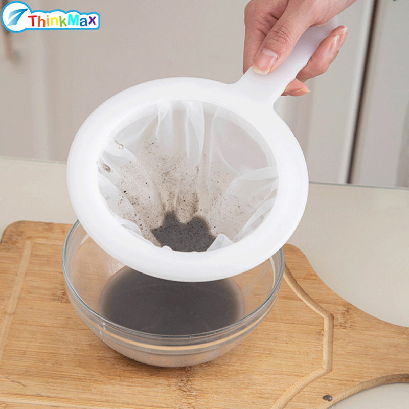 Household Kitchen Soybean Milk Filter Screen Residue Filter Screen Kitchen Tools Strainers Spoons ราคา 31 บาท*ส่งฟรี
