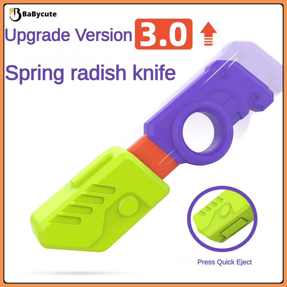 BaBycute HOT 3D Printed Gravity Knife Same Style Carrot Knife