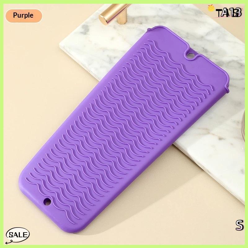 Follow Get New【TIS】 1pcs Silicone chịu nhiệt Pad Pouch lưu trữ túi cách nhiệt Mat cho máy ép tóc nhiệt uốn thanh Curler Bìa - 8