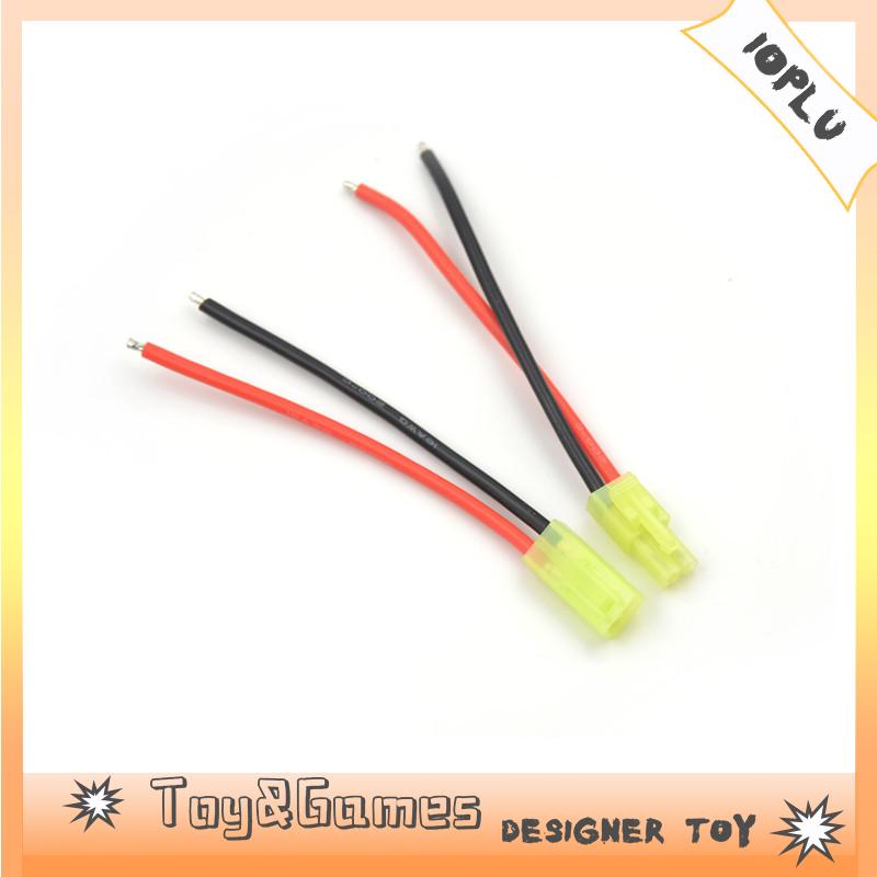 Ioplu 1 cặp đầu nối Tamiya mini dây Pin 2 Chấu Đực cái 16awg
