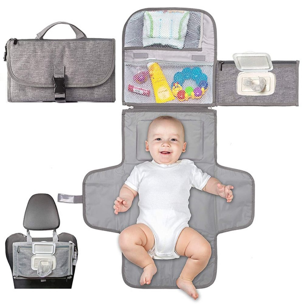 KELJTP 2 in 1 Baby Essentials Newborn Diaper Bag Diaper Changing Pad