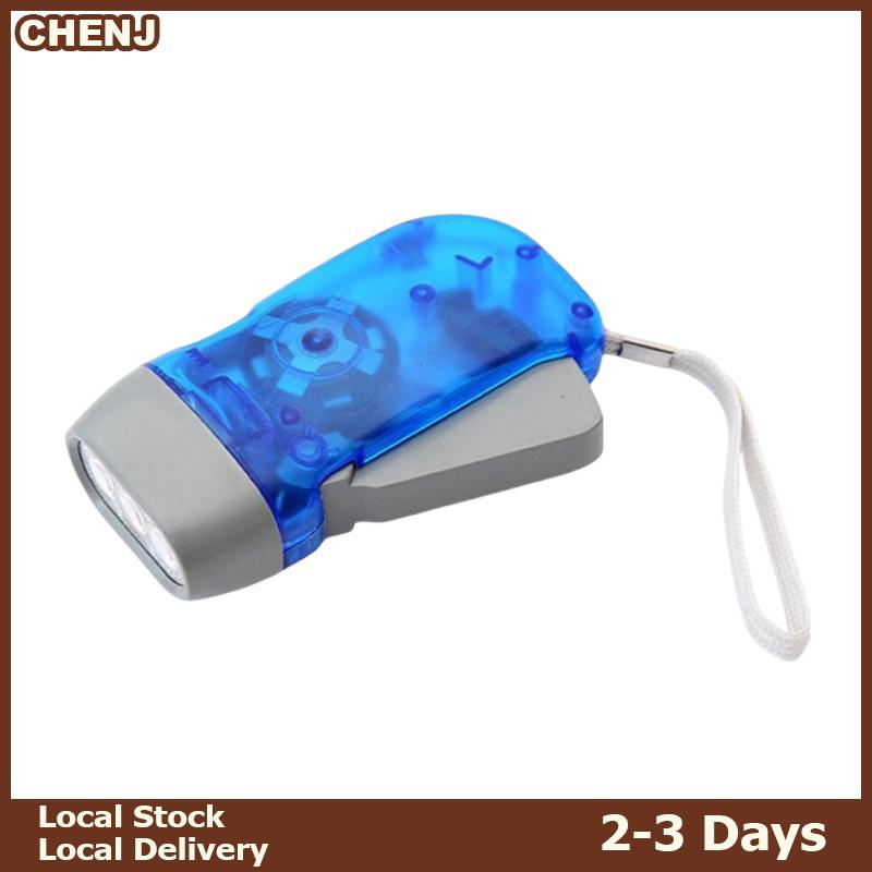CHENJ fast delivery 1PC hộ gia đình cầm tay tự tạo ra đèn pin sạc ngoài trời đêm cắm trại chống mưa di động dẫn chiếu sáng đèn pin