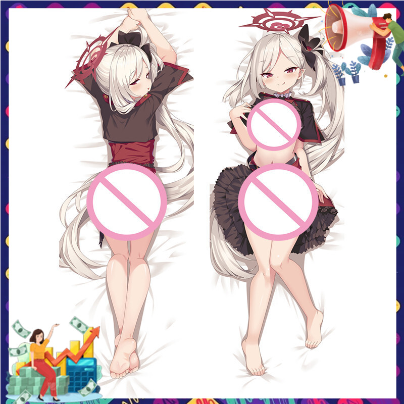 2023 Mới Dakimakura gối ôm cơ thể đôi bên gối trường hợp Anime Blue Archive cơ thể gối trường hợp