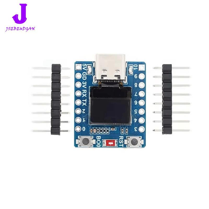 【Huang Li Electronics】-C3 0.42" OLED Development Board Featuring Onboard Ceramic Antenna SuperMini WiFi Bluetooth Compatible Display Module ราคา 163 บาท*ส่งฟรี