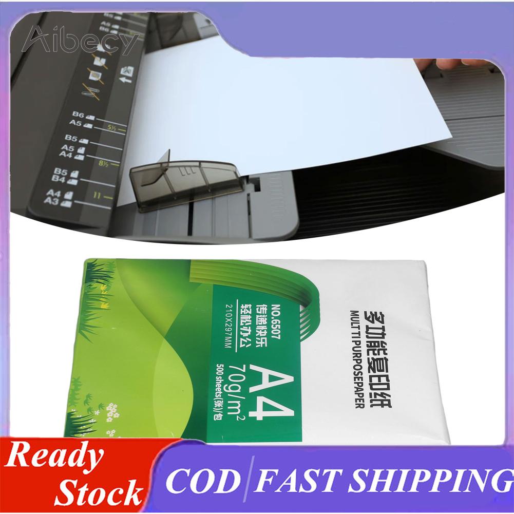 Aibecy A4 giấy in mượt mà đa năng giấy 500 sheets 70 gam gỗ bột giấy cho sơn vẽ
