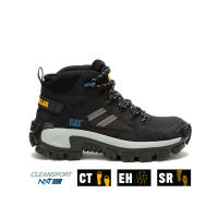 Caterpillar Mens Invader Mid Vent Composite Toe Work Shoes - Black (P91664) Safety Shoes