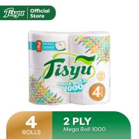 Tisyu Mega Roll 2 Ply Bathroom Tissue (4 Rolls)