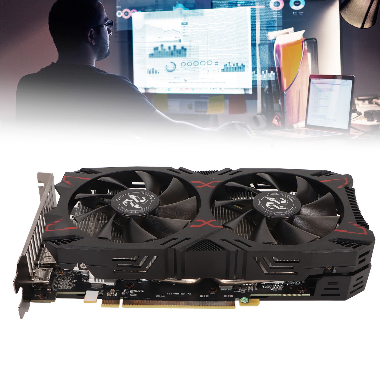 Garosa Máy Tính Để Bàn Card Đồ Họa Chơi Game GPU Thẻ GDDR6 128bit 7nm 8GB DisplayPort HD Đầu Ra 1717 MHz 1750 MHz cho Khung Xe Giá 6,429,000 Đồng*Miễn phí vận chuyển
