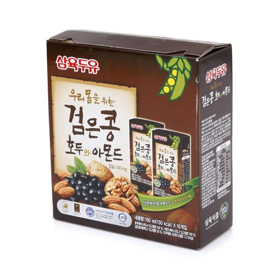 HOÀN TIỀN 10% Thùng 24 Hộp Sữa hạt óc chó đậu đen hạnh nhân Hàn Quốc