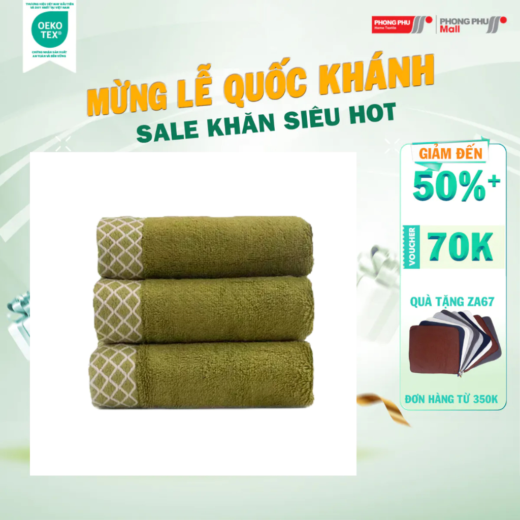 Khăn mặt mollis soybean fm1f 40x78 cm