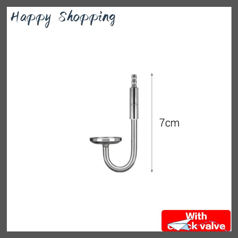 [THS Store] COD Zrdr Aquarium CO2 Máy phun sương CO2 khuếch tán gương 304 thép không gỉ áp lực giảm solenoid van Refiner cho thực vật thủy sinh tăng trưởng Fish Tank CO2 Refiner - 2