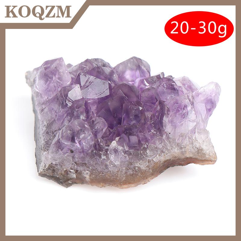 KOQZM Thạch Anh Tím Tự Nhiên Cụm Tinh Thể Thạch Anh Khoáng Sản Mẫu Chữa Bệnh Đá Thô Quặng